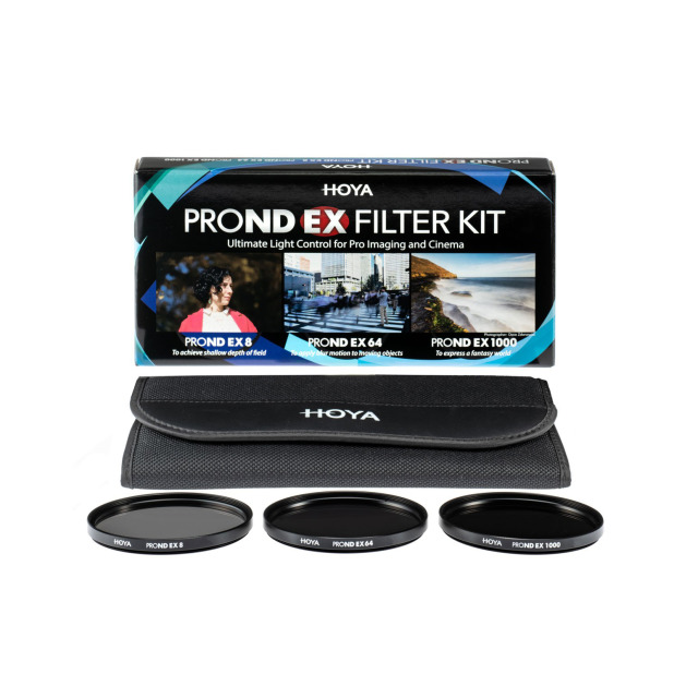 Hoya PRO ND EX Filter Kit 8/64/1000